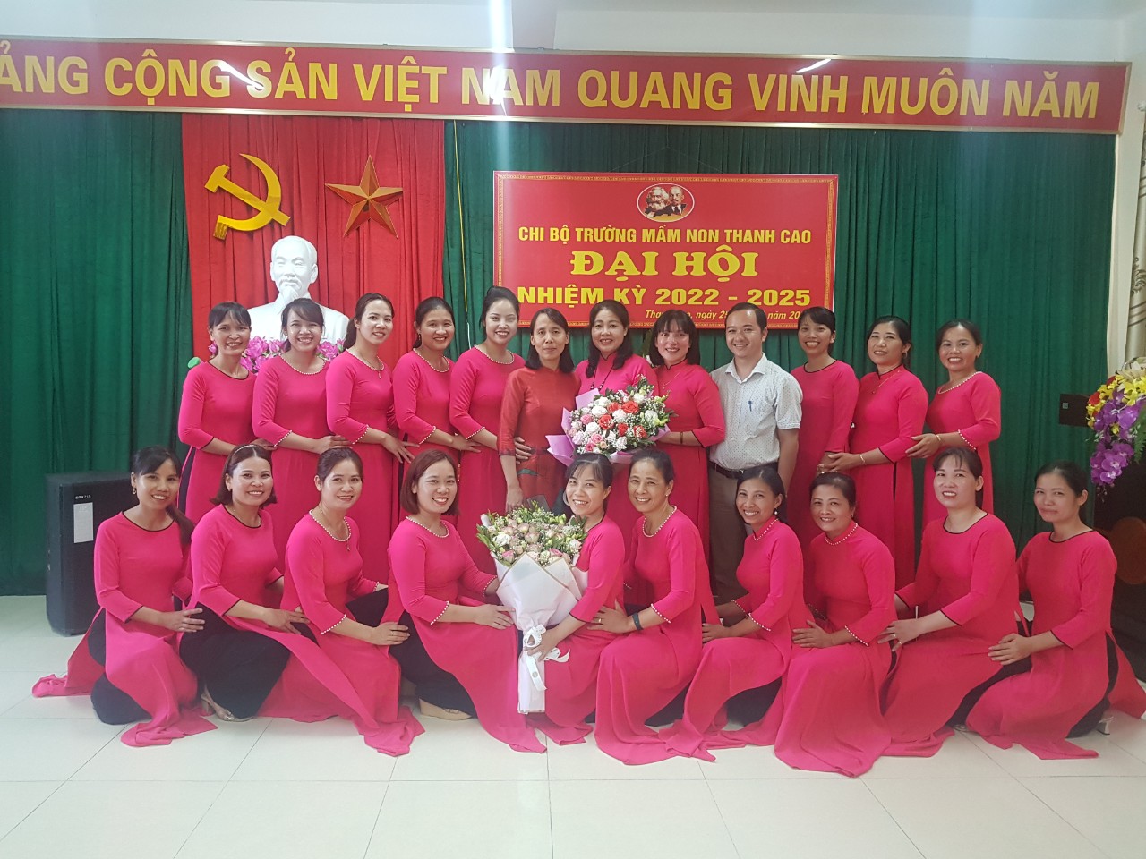 Đại hội Chi bộ Trường mầm non Thanh Cao