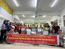 CHƯƠNG TRÌNH ỦNG HỘ ĐỒNG BÀO VÙNG LŨ – LAN TỎA YÊU THƯƠNG TỪ TRƯỜNG MN THANH CAO.