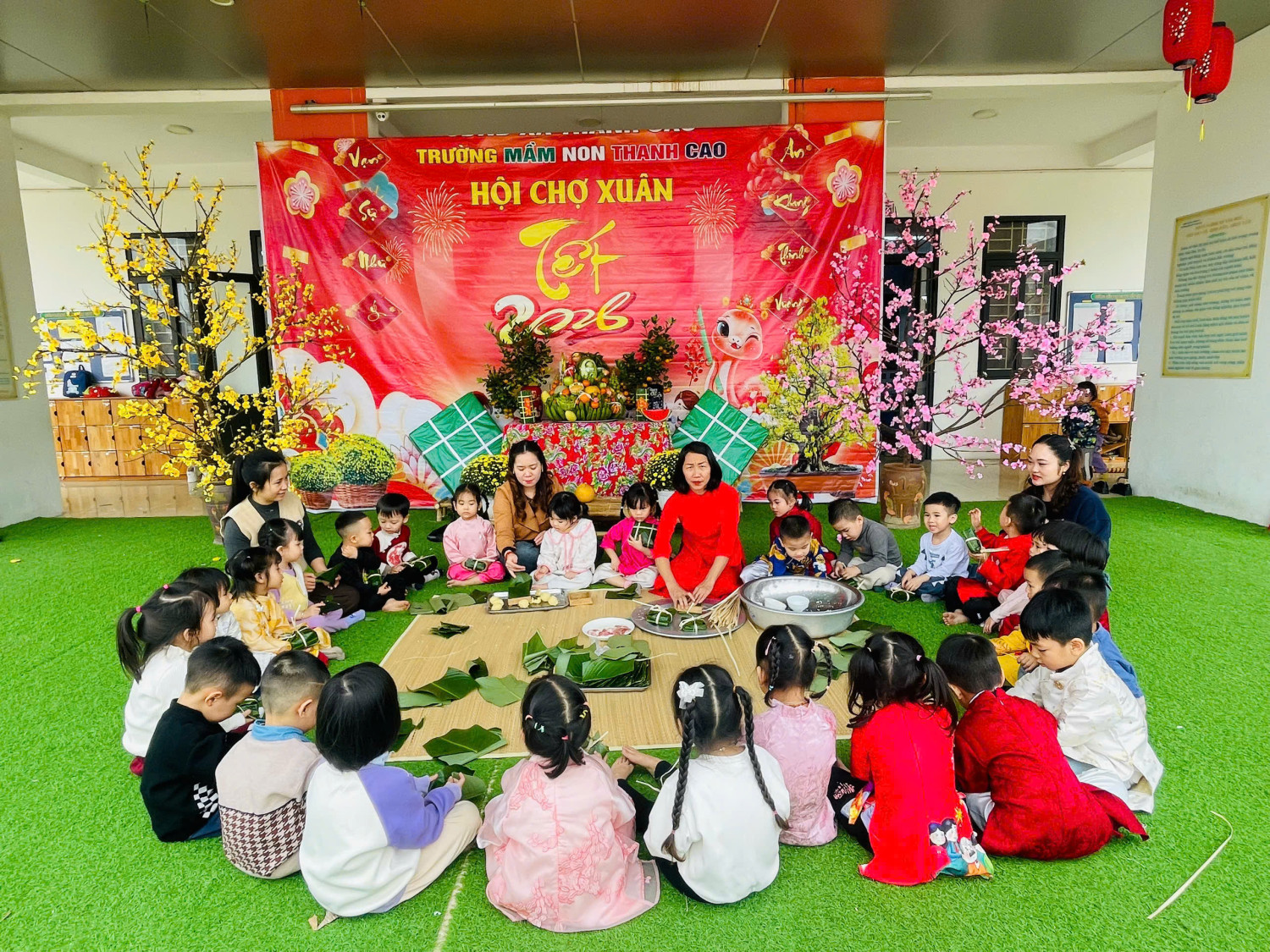 🌸 HỘI CHỢ XUÂN – NƠI YÊU THƯƠNG LAN TỎA 🌸 🏫 Trường Mầm non Thanh Cao